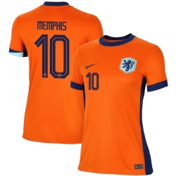 Damen Memphis Depay #10 Niederlande Fußballtrikot EM 2024 Heimtrikot