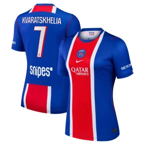 Damen Paris Saint-Germain PSG Khvicha Kvaratskhelia #7 Fußballtrikot 2026-27 Heimtrikot