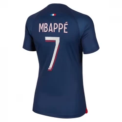Damen Paris Saint-Germain PSG Kylian Mbappé #7 Fußballtrikots 2023-24 Heimtrikot