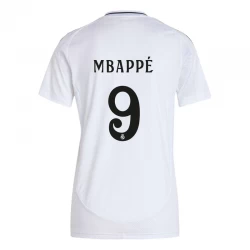 Damen Real Madrid Mbappe #9 Fußballtrikot 2024-25 Heimtrikot