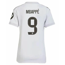 Damen Real Madrid Mbappe #9 Fußballtrikot 2025-26 Heimtrikot