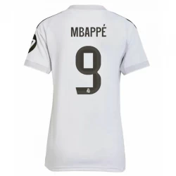 Damen Real Madrid Mbappe #9 Fußballtrikot 2025-26 Heimtrikot