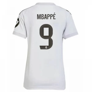 Damen Real Madrid Mbappe #9 Fußballtrikot 2025-26 Heimtrikot