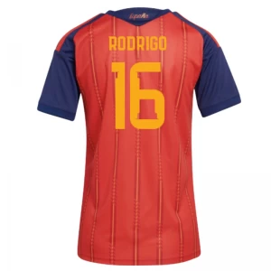 Damen Rodrigo #16 Spanien Fußballtrikot WM 2026 Heimtrikot