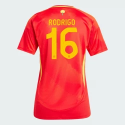 Damen Rodrigo #16 Spanien Fußballtrikots EM 2024 Heimtrikot