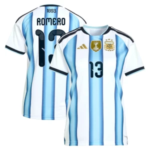 Damen Romero #13 Argentinien Fußballtrikot WM 2026 Heimtrikot