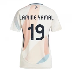 Damen Spanien Fußballtrikot 2025 Euro Lamine Yamal #19 Auswärtstrikot