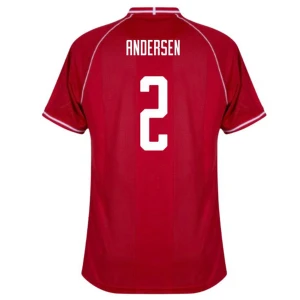 Dänemark Andersen #2 Fußballtrikot 2026 Heimtrikot Herren
