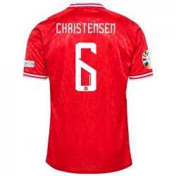 Dänemark Christensen #6 Fußballtrikot 2024 Heimtrikot Herren