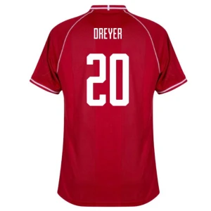 Dänemark Dreyer #20 Fußballtrikot 2026 Heimtrikot Herren