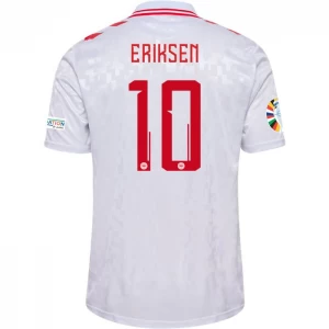Dänemark Fußballtrikot 2024 Christian Eriksen #10 Auswärtstrikot Herren