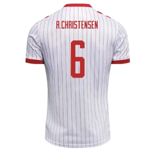 Dänemark Fußballtrikot 2026 A. Christensen #6 Auswärtstrikot Herren