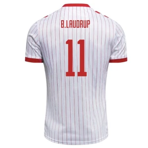 Dänemark Fußballtrikot 2026 B. Laudrup #11 Auswärtstrikot Herren