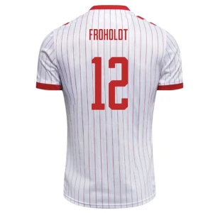 Dänemark Fußballtrikot 2026 Froholdt #12 Auswärtstrikot Herren