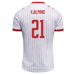 Dänemark Fußballtrikot 2026 Hjulmand #21 Auswärtstrikot Herren
