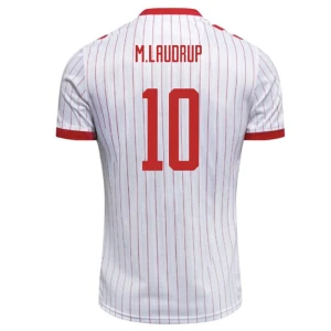 Dänemark Fußballtrikot 2026 M. Laudrup #10 Auswärtstrikot Herren