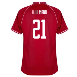 Dänemark Hjulmand #21 Fußballtrikot 2026 Heimtrikot Herren