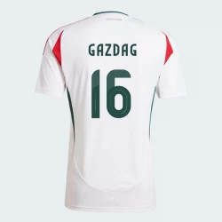 Daniel Gazdag #16 Ungarn Fußballtrikots EM 2024 Auswärtstrikot Herren