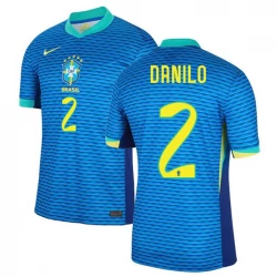Danilo #2 Brasilien Fußballtrikots Copa America 2024 Auswärtstrikot Herren