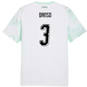 Danso #3 Österreich Fußballtrikot WM 2026 Auswärtstrikot Herren