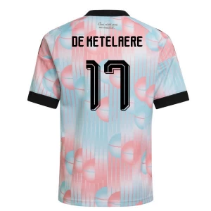 De Ketelaere #17 Belgien Fußballtrikot WM 2026 Auswärtstrikot Herren