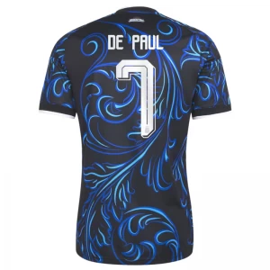 De Paul #7 Argentinien Fußballtrikot WM 2026 Auswärtstrikot Herren