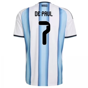 De Paul #7 Argentinien Fußballtrikot WM 2026 Heimtrikot Herren