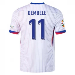 Dembele #11 Frankreich Fußballtrikots EM 2024 Auswärtstrikot Herren