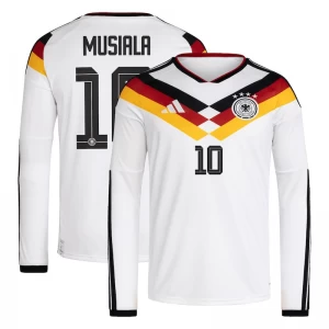 Deutschland Jamal Musiala #10 Fußballtrikot 2026 Heimtrikot Herren Langarm