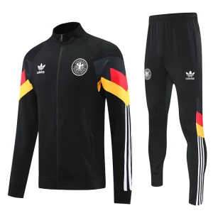 Deutschland Trainingsanzüge Jacke 2025-26 Schwarz