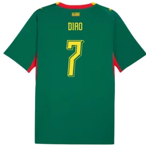 Diao #7 Senegal Fußballtrikot WM 2026 Auswärtstrikot Herren