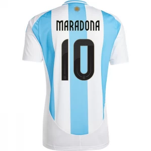 Diego Maradona #10 Argentinien Fußballtrikot Copa America 2024 Heimtrikot Herren