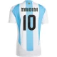 Diego Maradona #10 Argentinien Fußballtrikots Copa America 2024 Heimtrikot Herren
