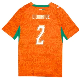 Diomande #2 Elfenbeinküste Fußballtrikot WM 2026 Heimtrikot Herren
