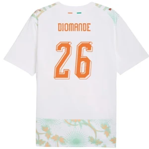 Diomande #26 Elfenbeinküste Fußballtrikot WM 2026 Auswärtstrikot Herren