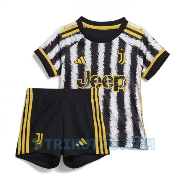Discount Kinder Juventus FC Fußball Trikotsatz 2023-24 Heimtrikot