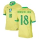 Douglas Luiz #18 Brasilien Fußballtrikots Copa America 2024 Heimtrikot Herren