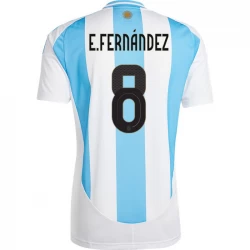 E. Fernandez #8 Argentinien Fußballtrikots Copa America 2024 Heimtrikot Herren