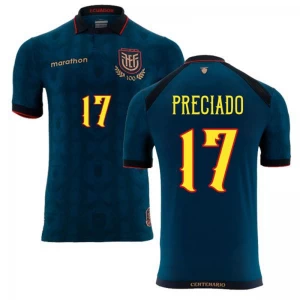 Ecuador Fußballtrikot 2025-26 Preciado #17 Auswärtstrikot Herren