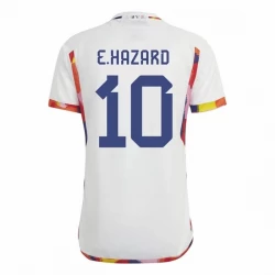 Eden Hazard #10 Belgien Fußballtrikots WM 2022 Auswärtstrikot Herren