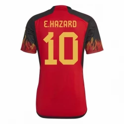 Eden Hazard #10 Belgien Fußballtrikots WM 2022 Heimtrikot Herren