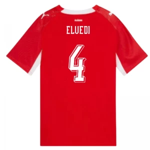 Elvedi #4 Schweiz Fußballtrikot WM 2026 Heimtrikot Herren