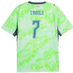 Embolo #7 Schweiz Fußballtrikot WM 2026 Auswärtstrikot Herren