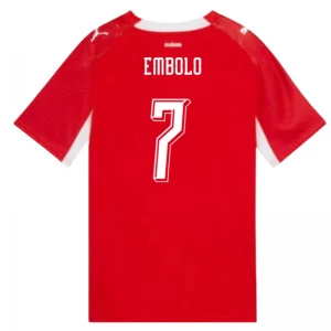 Embolo #7 Schweiz Fußballtrikot WM 2026 Heimtrikot Herren