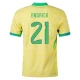 Endrick #21 Brasilien Fußballtrikots Copa America 2024 Heimtrikot Herren