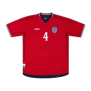 England 2002 WM Auswärtstrikot