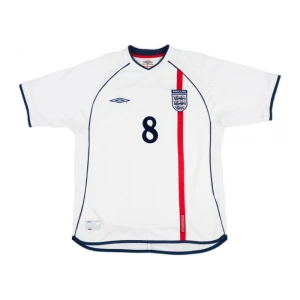 England 2002 WM Heimtrikot