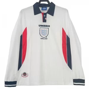 England Retro Trikot 1998 Heim Herren Langarm