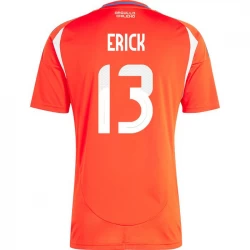 Erick #13 Chile Fußballtrikots Copa America 2024 Heimtrikot Herren