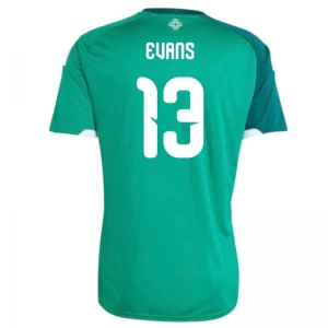 Evans #13 Nordirland Fußballtrikot WM 2026 Heimtrikot Herren